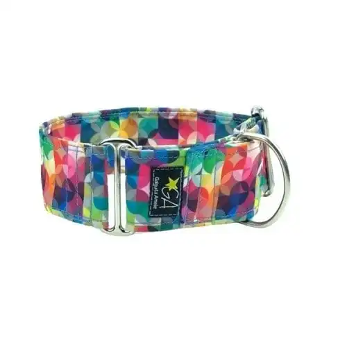 Galguita amelie martingale nickcolors collar multicolor para perros