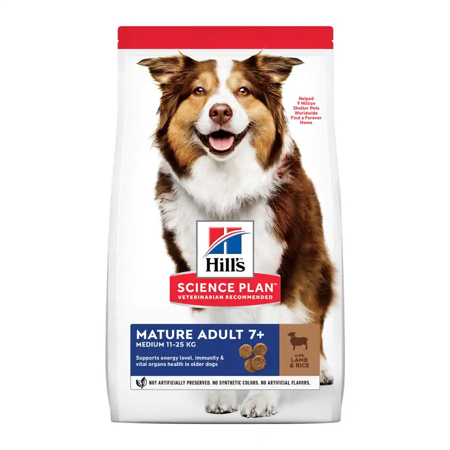 Hill's Science Plan Mature Adult Medium Cordero pienso para perros