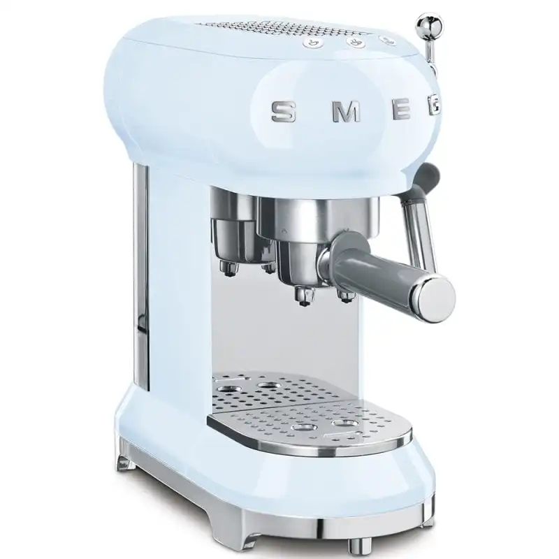 Smeg ECF01PBEU Cafetera Express 15 Bares Azul