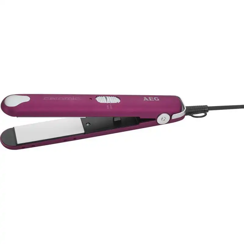 AEG Hc 5680 Plancha de Pelo Cerámica 20W Morada