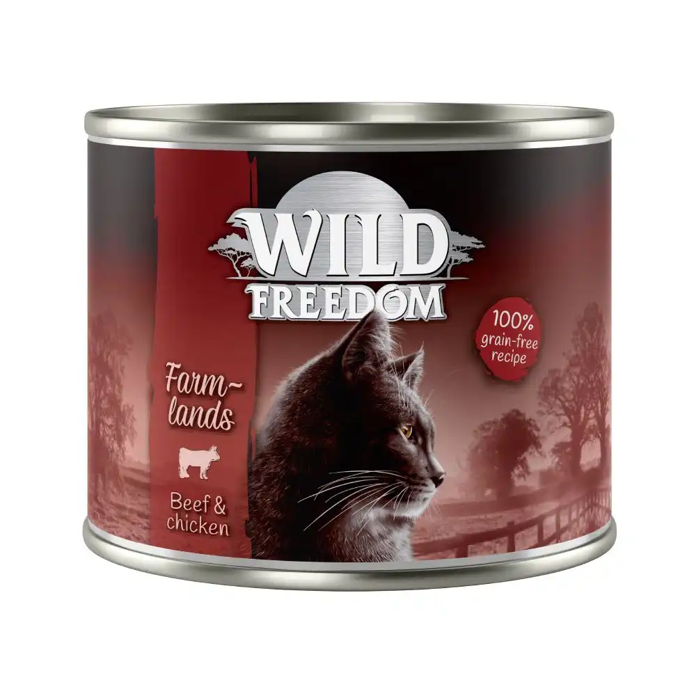 Wild Freedom Adult 6 x 200 g - Farmlands - Vacuno y pollo