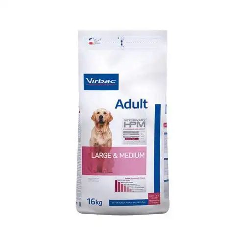 Virbac HPM Adult Large & Medium 16 Kg.