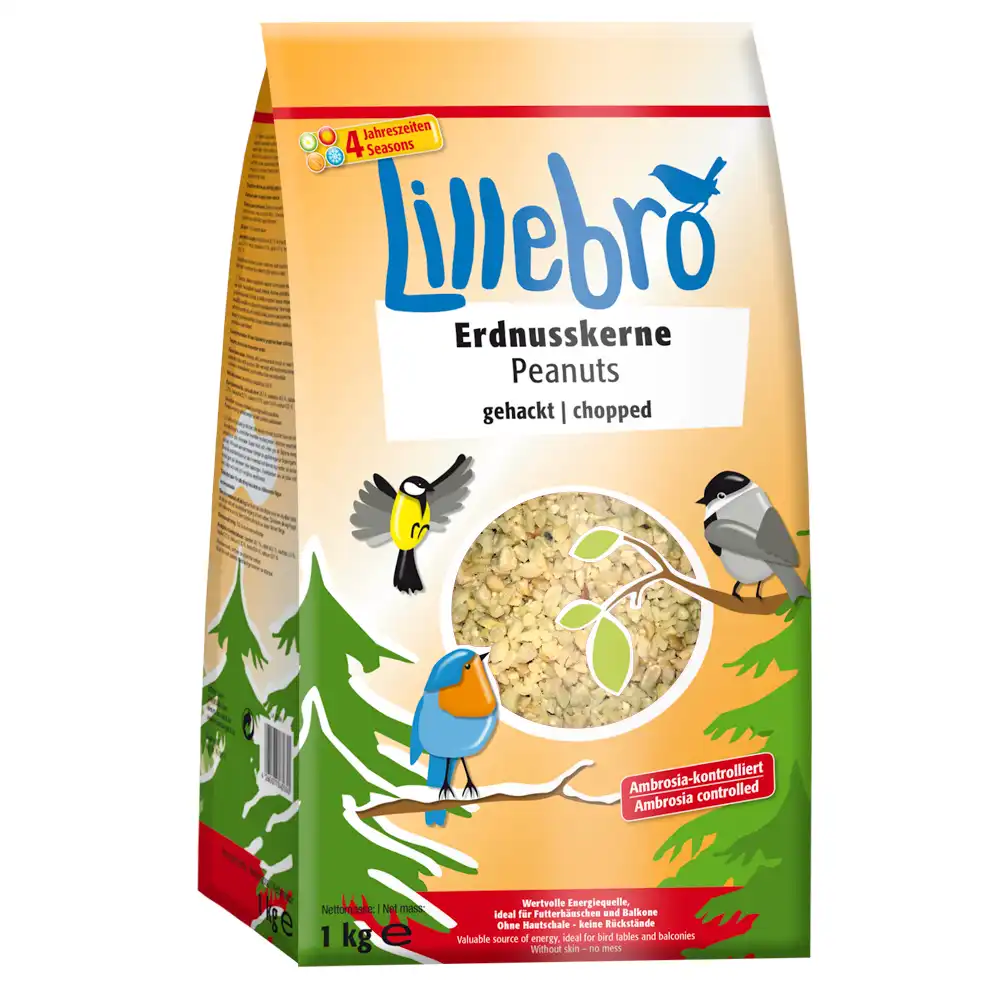 Lillebro Semillas de cacahuete picadas - 3 kg