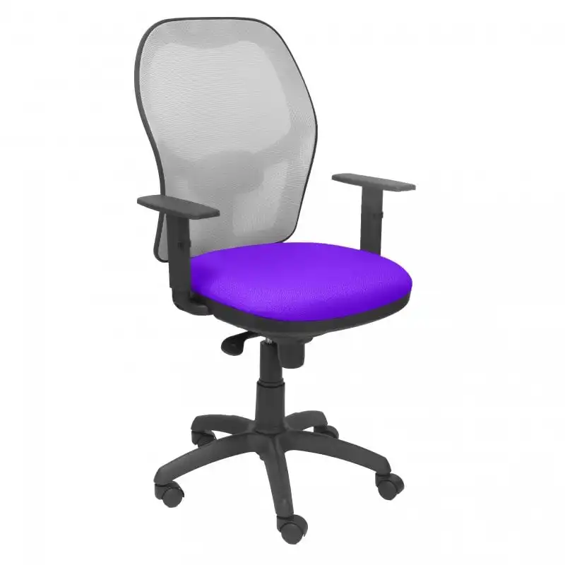 Piqueras y Crespo Jorquera Silla Malla Gris Asiento Bali Lila