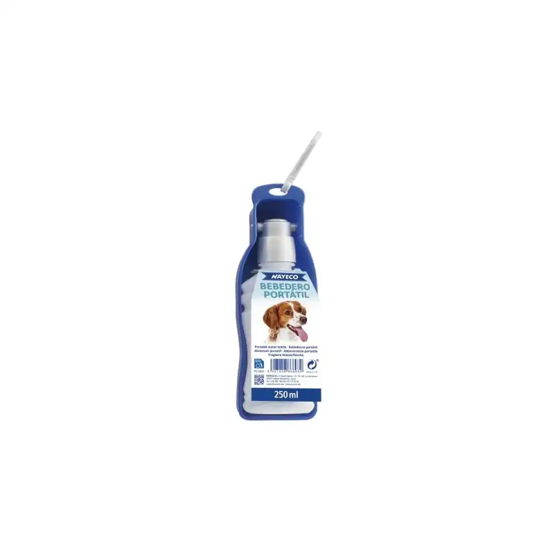 Bebedero portátil para perros 250 ml.