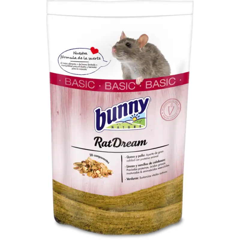 Bunny Pienso Sueño Básico 1,5 Kg Para Rata, Unidades 1 Unidad.