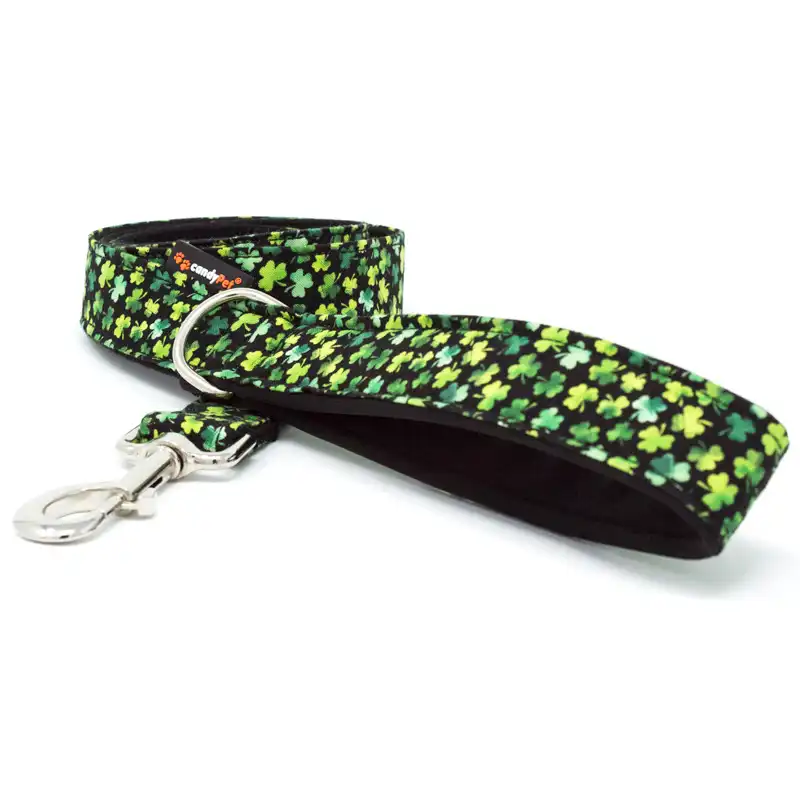 candyPet Correa para Perros - 120 cm con Asa acolchada - Modelo Verde y Negro