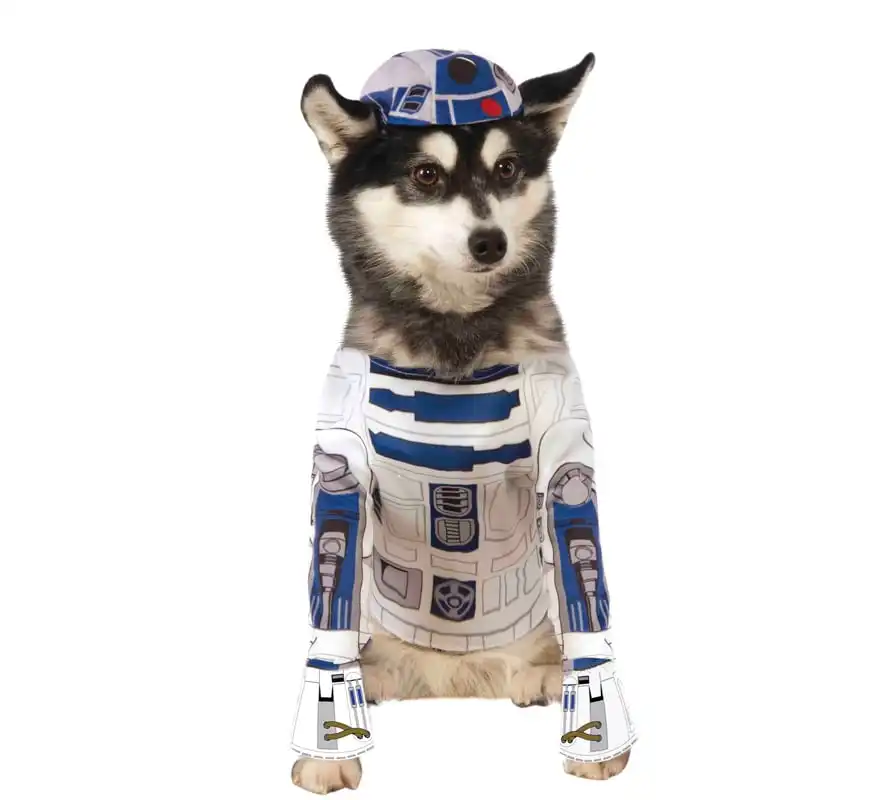 Disfraz Robot R2-D2 de Star Wars para perro