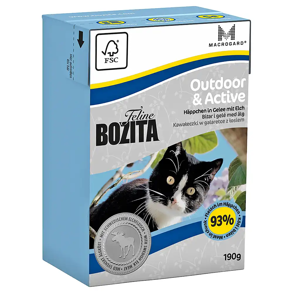 Bozita Feline Tetra Recart  6 x 190 g - Outdoor & Active