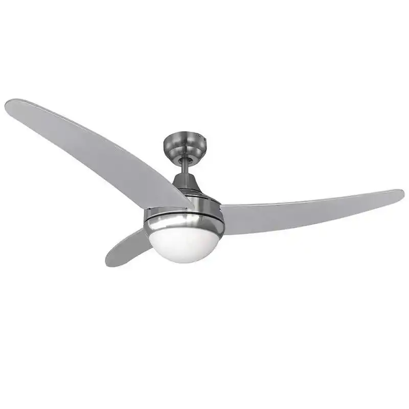 EDM 33804 Egeo Ventilador de Techo Luz y Mando a Distancia 60W Cromo