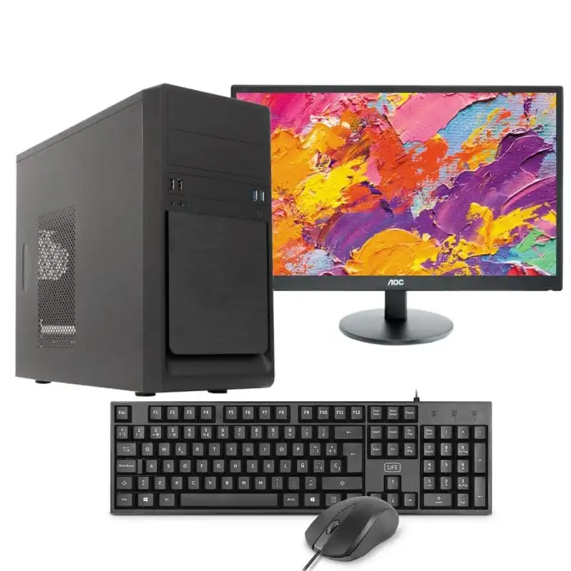Epical-Q Pack Office1 Intel Core i5-11400/16GB/480GB SSD + Monitor 23.6" + Teclado + Ratón