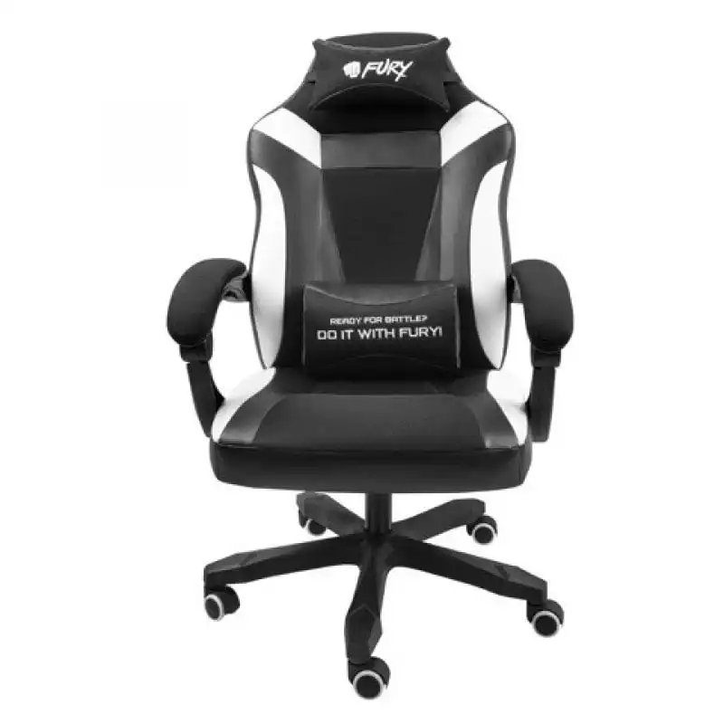 Fury Avenger M Plus Silla Gaming Blanca/Negra
