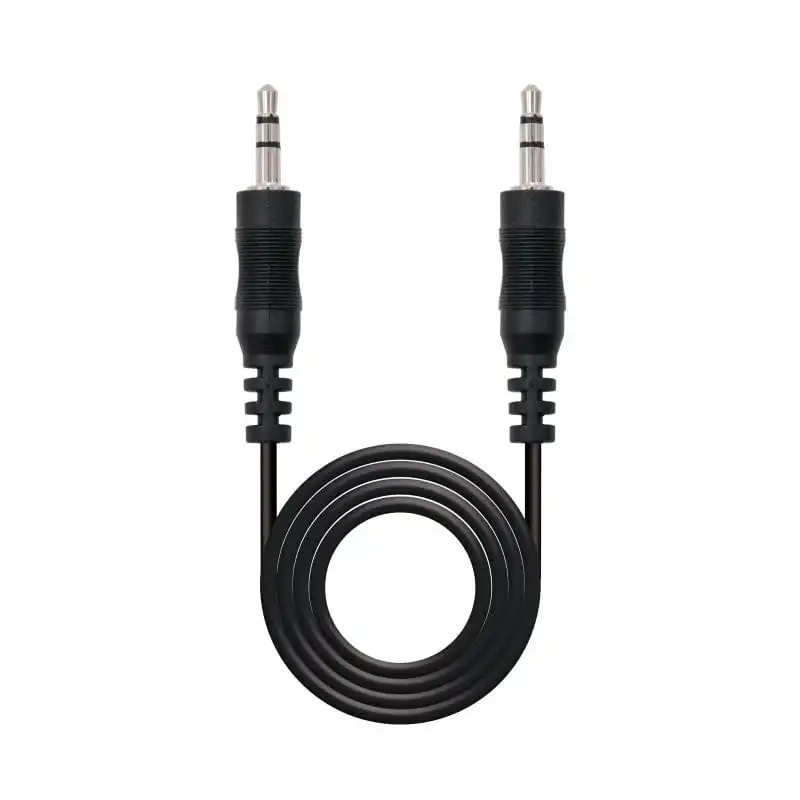 Nanocable Cable Jack 3.5mm Macho/Macho 5m Negro