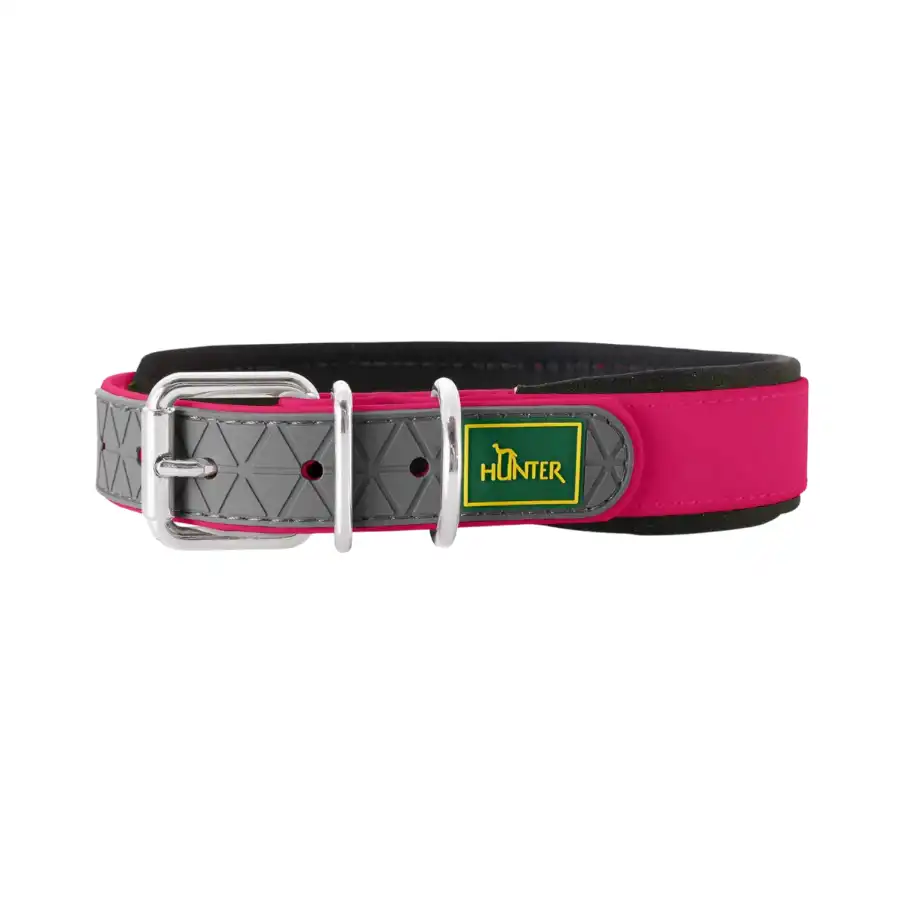 Hunter Convenience Comfort Collar fucsia para perros