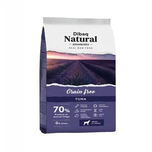 Pienso Dibaq Natural Moments Grain Free sabor Atún