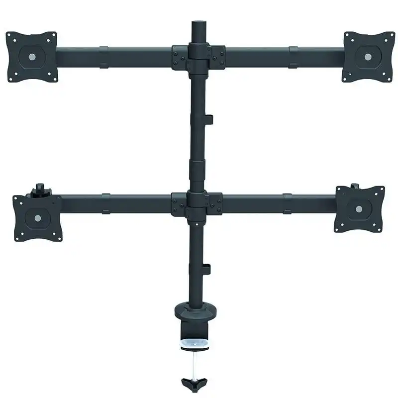 Startech Armquad Soporte para 4 Monitores hasta 27" Negro