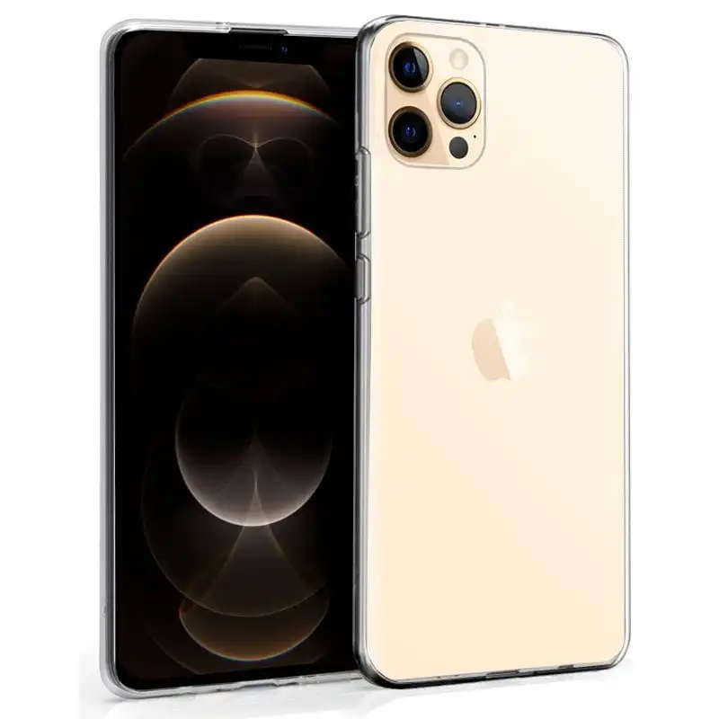 Cool Funda Silicona Transparente para iPhone 12 Pro Max