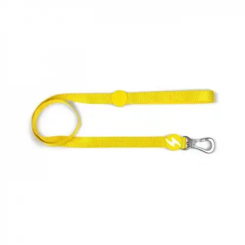 Correa de nylon para perros color Amarillo