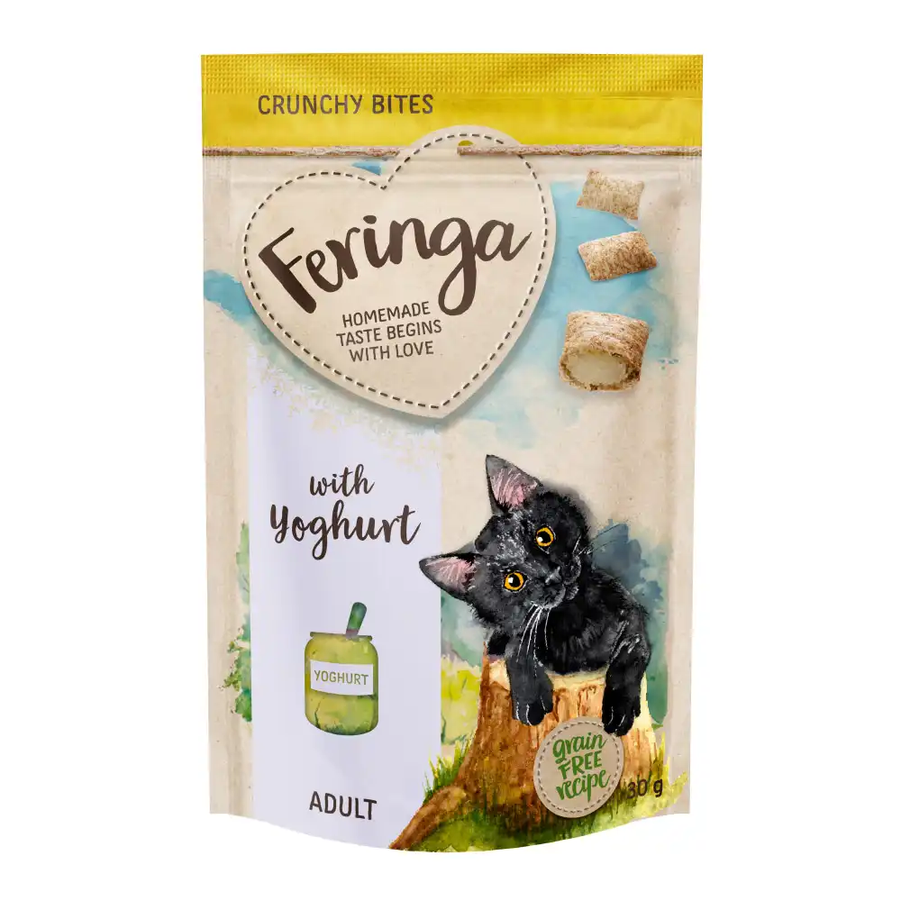 Feringa Crunchy Bites con yogur para gatos 30 g