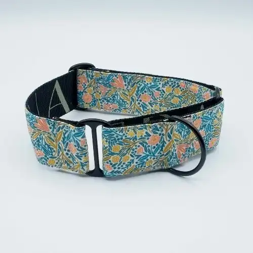 Baona collar martingale kamilo de nylon reciclado multicolor para perros