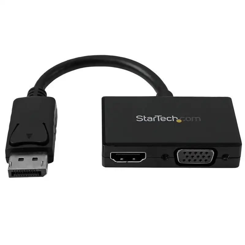Startech Adaptador DisplayPort a HDMI o VGA hasta 1920x1200 o 1080p