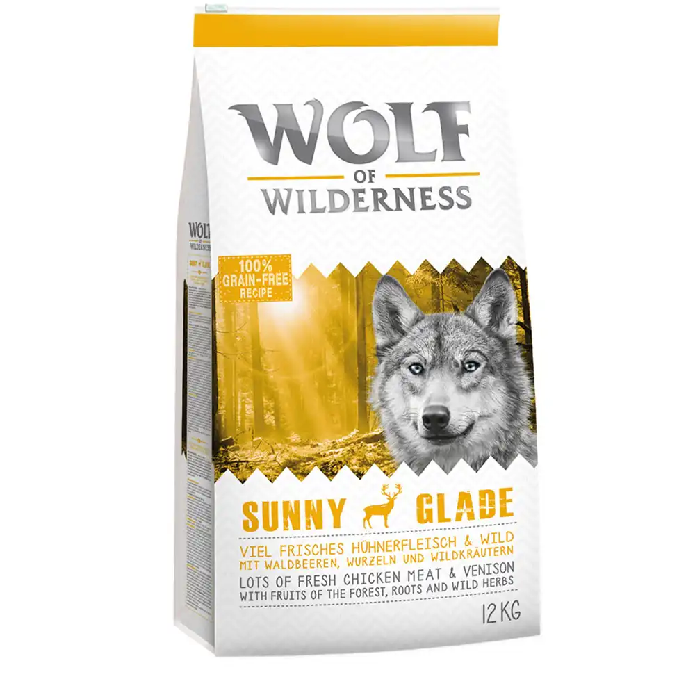 Wolf of Wilderness Sunny Glade con venado - 12 kg