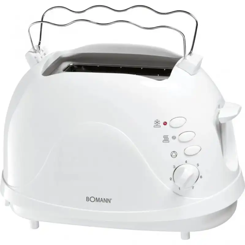 Bomann TA 246 CB Tostadora 2 Rebanadas 700W Blanco