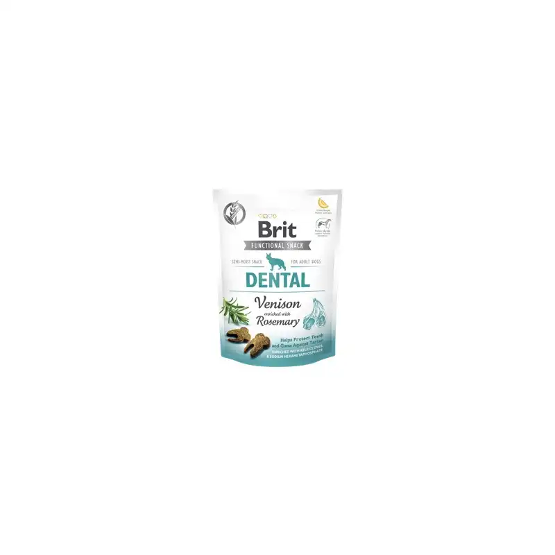 Brit care dog functional snack dental venado, Peso 150 gr