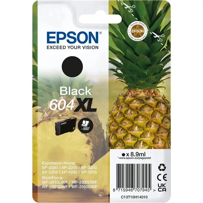 Cartucho de Tinta Original Epson 604XL Negro