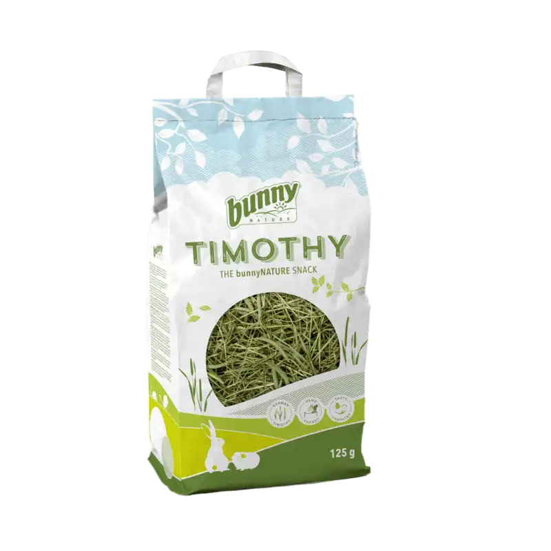 Bunny Heno Natural Timothy 120 g Para Conejos Y Roedores, Unidades 1 Unidad.