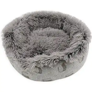 Cama Redonda De Piel Para Gato / Perro Pequeño Aime