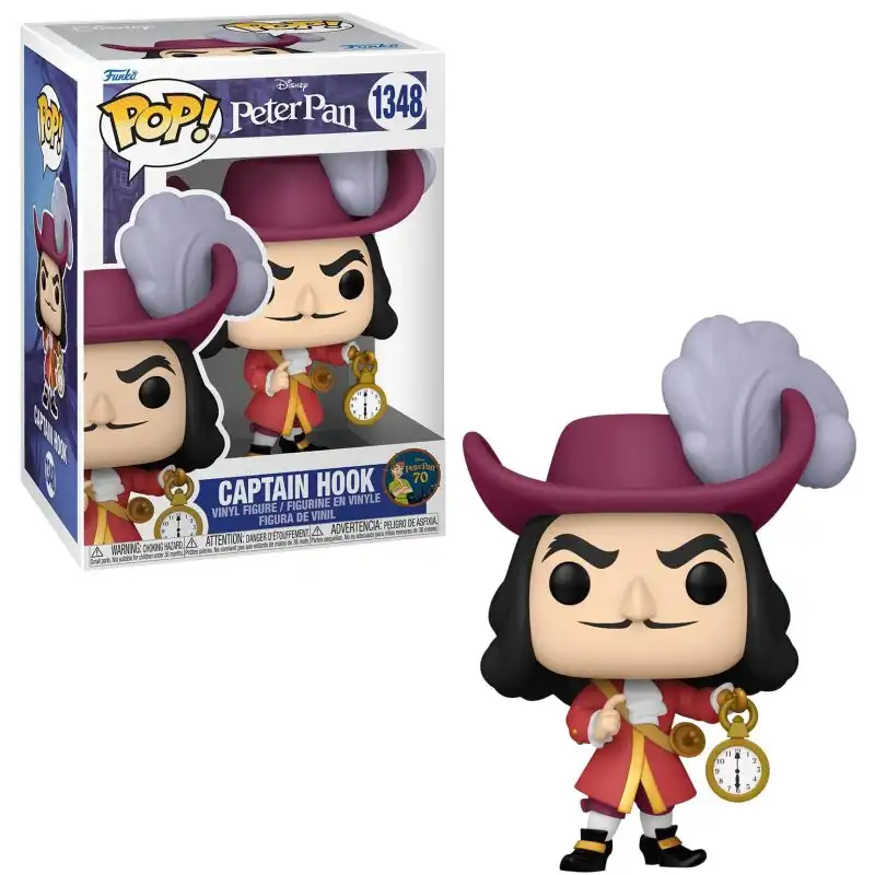 Funko Pop Disney 70 Aniversario Peter Pan Capitán Garfio