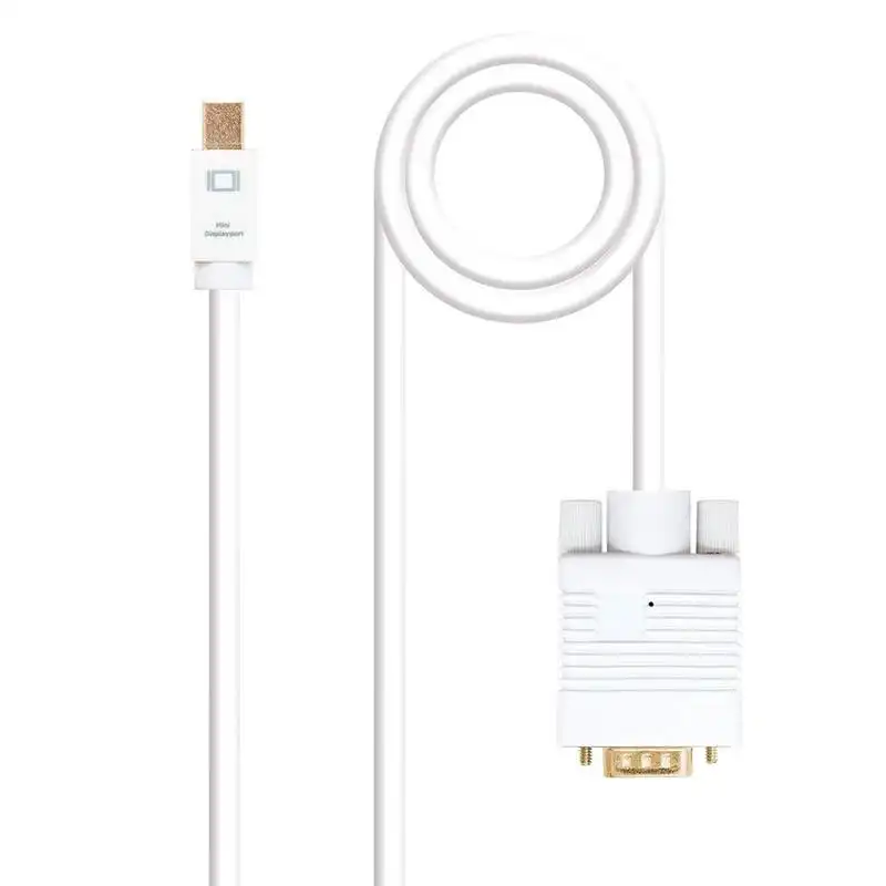 Nanocable Cable Conversor Mini DisplayPort a VGA Blanco 5m