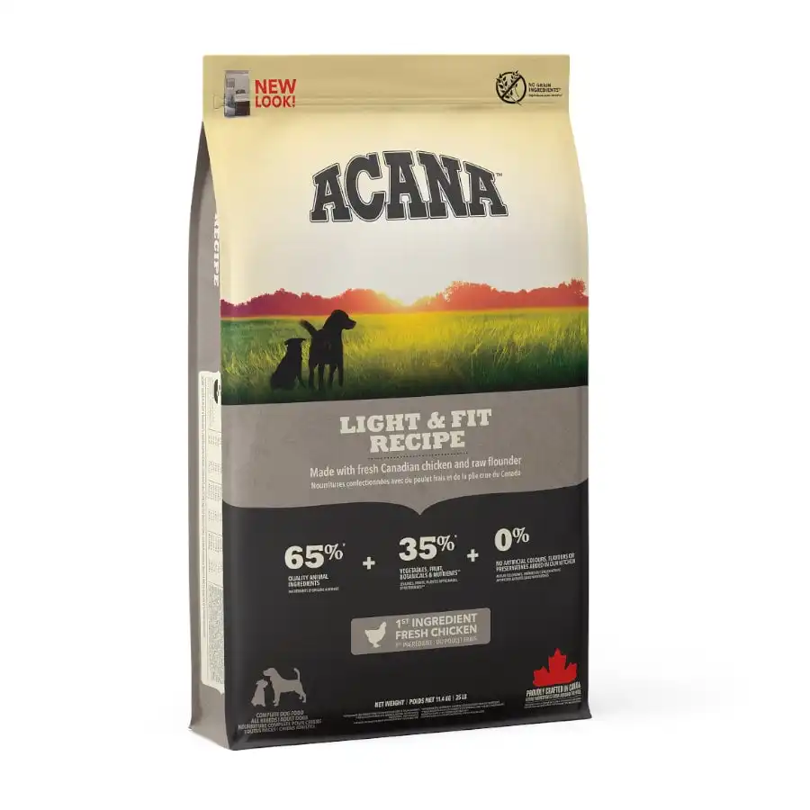 Acana Heritage Light & Fit Dog 6 Kg.