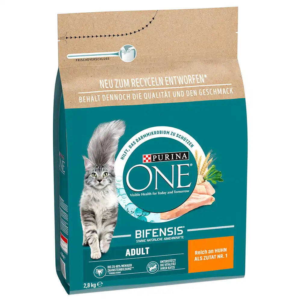 Purina ONE Bifensis Adulto pollo y cereales integrales - 2,8 kg