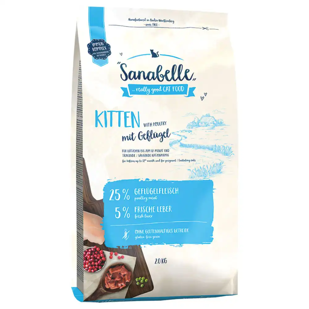 Sanabelle Kitten con ave - 2 kg