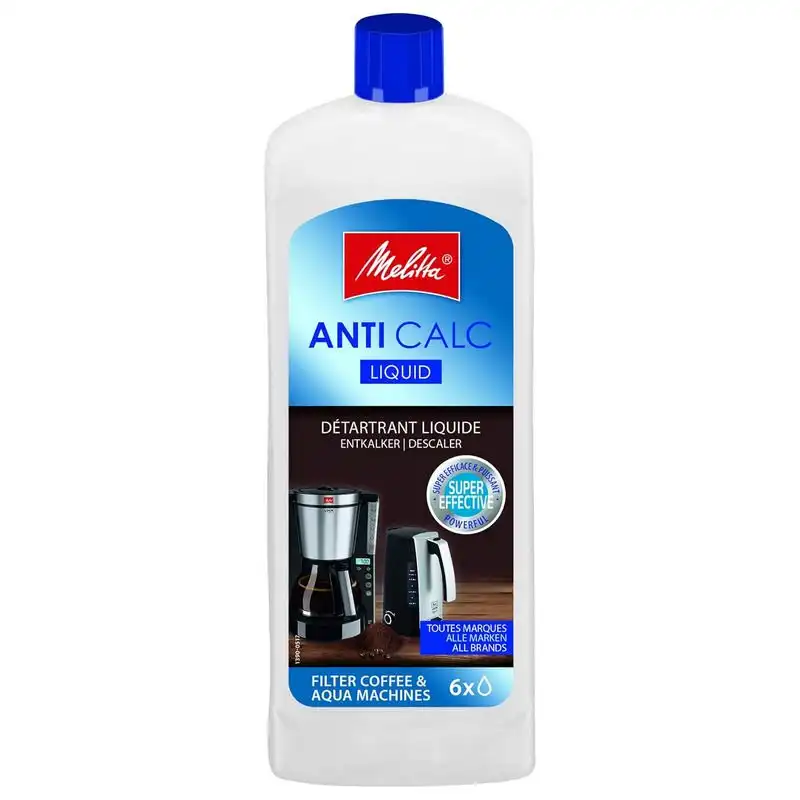 Melitta Anti Calc Descalcificador Líquido para Cafeteras de Goteo y Hervidores 250ml