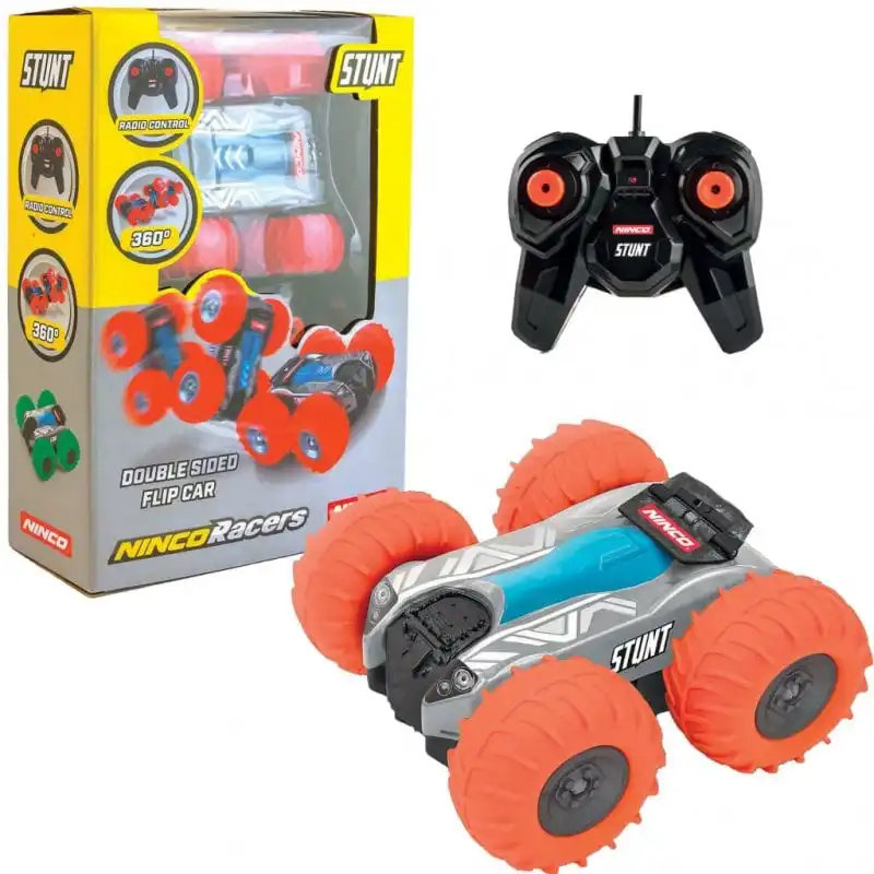 Ninco Coche Teledirigido de Volteretas RC Stunt Naranja