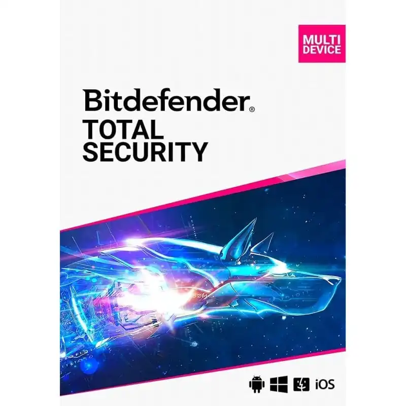 Bitdefender Total Security 2024 10 Dispositivos 2 Años PC/Mac/Android/iOS Descarga Digital