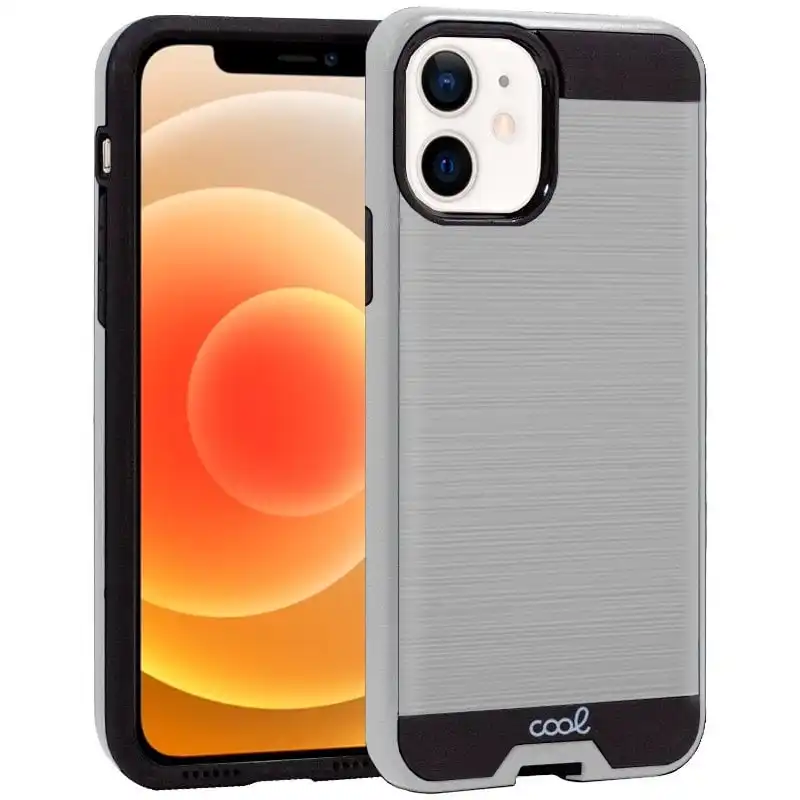 Cool Carcasa Aluminio Plata para iPhone 12 mini