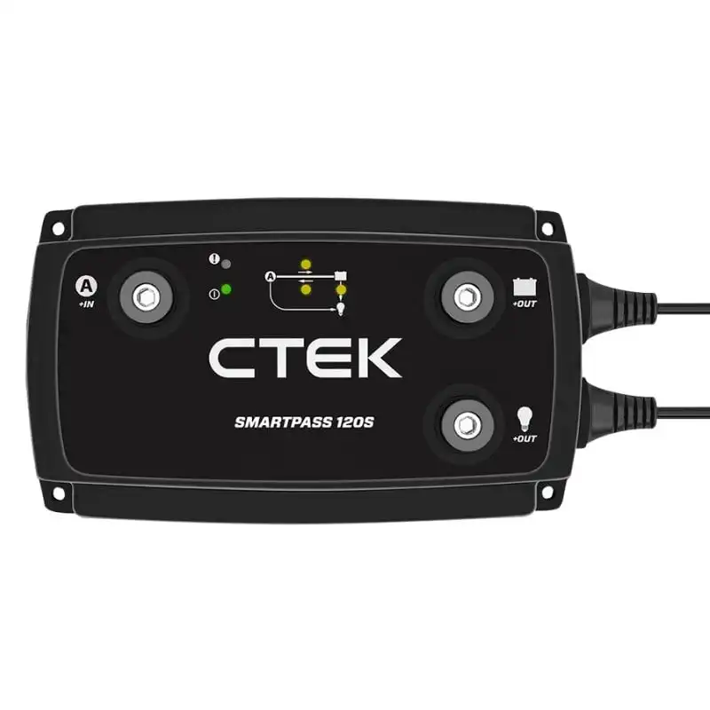 Ctek Cargador De Baterías Smartpass 120s, Con Kit De Instalación