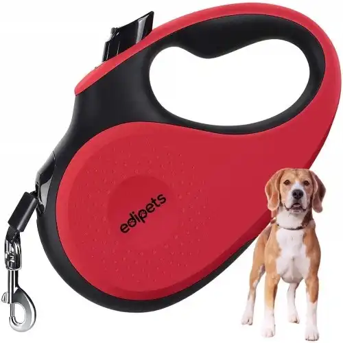 Edipets correa extensible roja 25 kg para perros