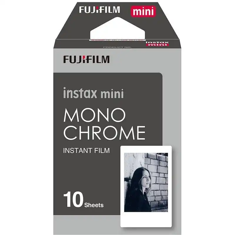 Fujifilm Instax Film Mini Mono Chrome Película Fotográfica Instantánea 10 Hojas