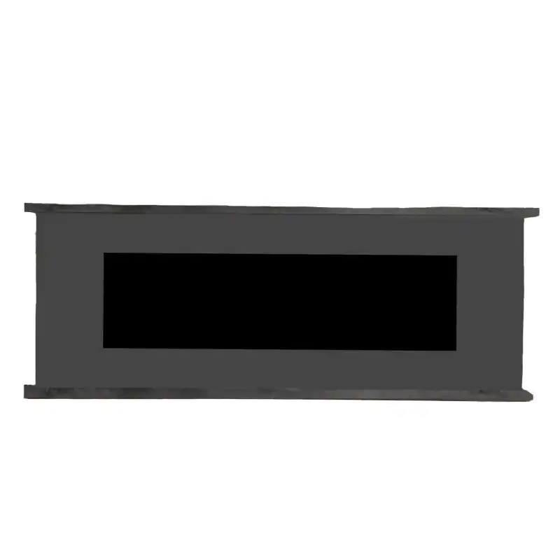 Mueble Chimenea Interior Gris Oscuro Mobile Desio 180 Antracita