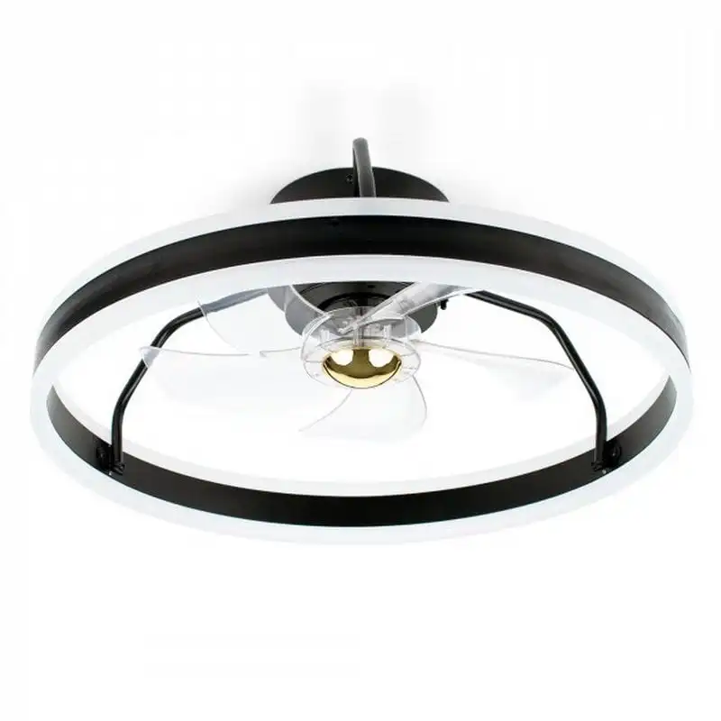 Noaton Atria Ventilador de Techo con Luz LED y Mando 26W Blanco/Negro