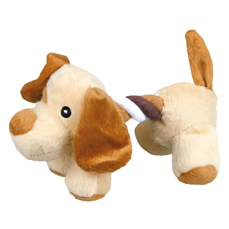 Peluche Trixie Cuerda Con Pelota Para Perro 17 Cm 1 Unidad.