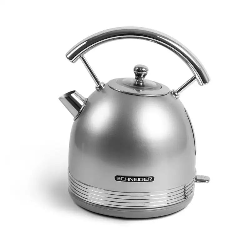 Schneider SCKE17S Hervidor de Agua 1.7L 2200W Plateado