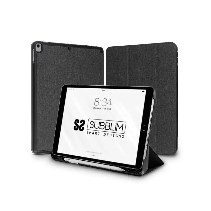 Subblim Shock Case Funda Negra para iPad 10.2"