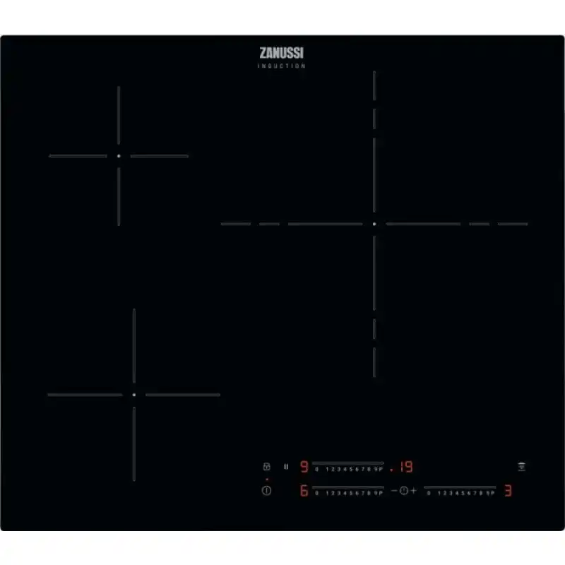 Zanussi ZITN634K Placa de Inducción 3 Zonas 60cm Negro