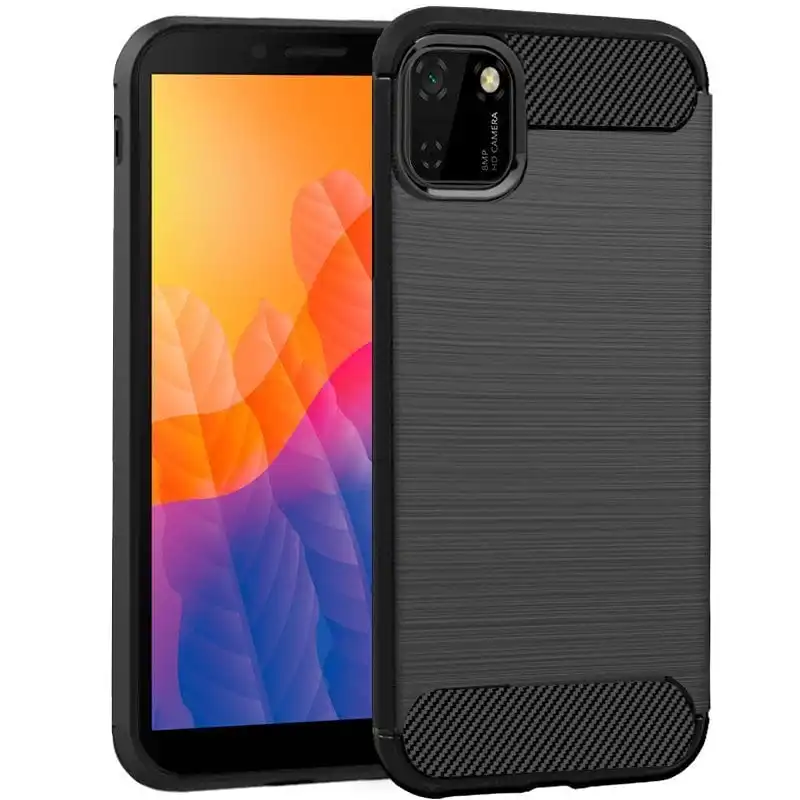 Cool Funda Carbón Negro para Huawei Y5p